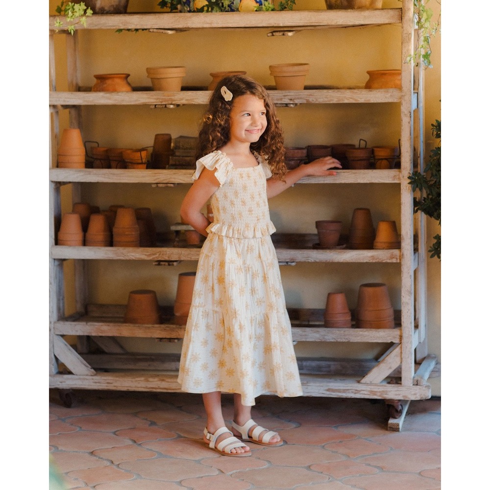 Rylee + Cru Zayla Top and Tiered Skirt Set Toddler Girl 2 Year Boho Cottagecore